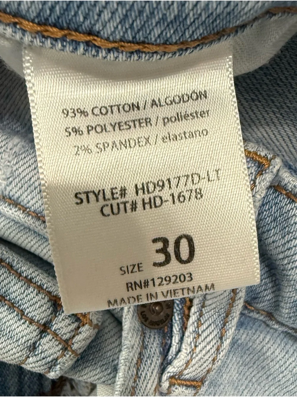 Altar'd State Hidden LA Baggy Wide Leg Jeans - Light Wash - Picture 6 of 12